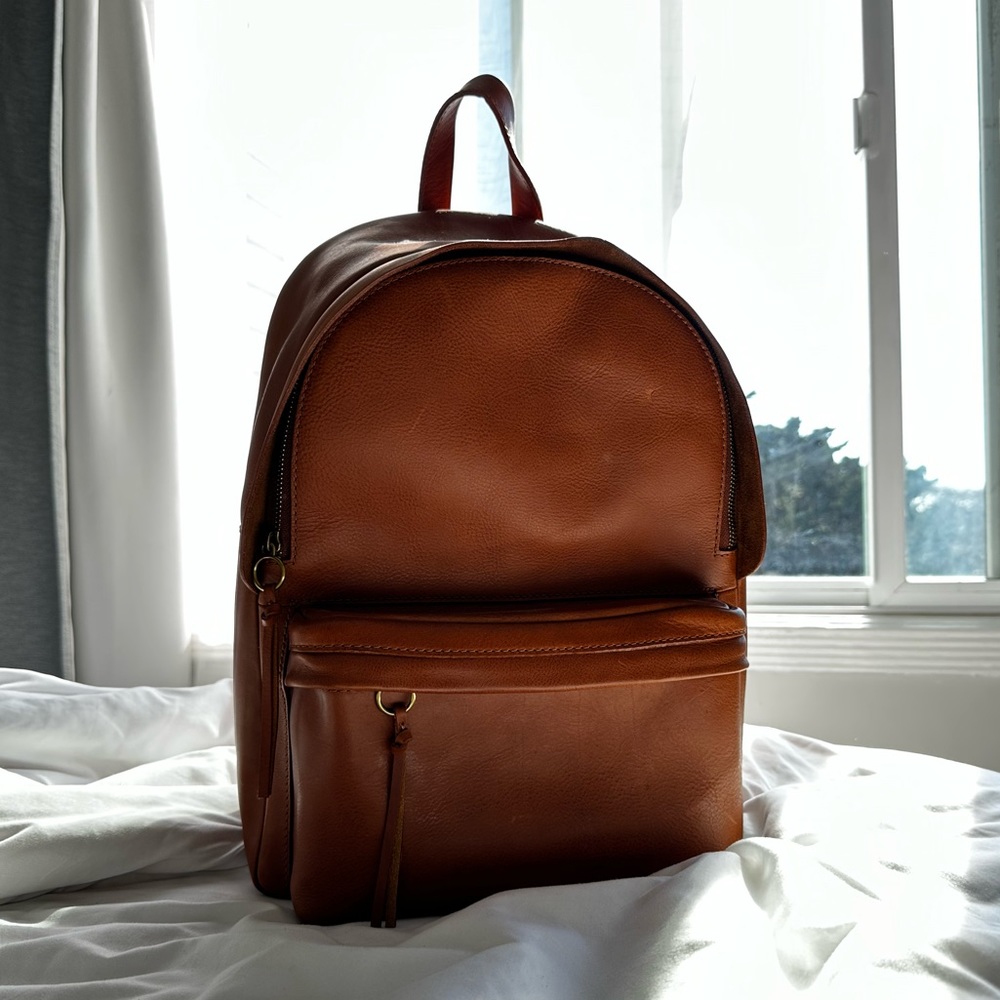 Madewell - The Lorimer Backpack in English Saddle